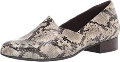 Juliet Palm Loafer Für Damen Taupe Synthetische Schlange Clarks