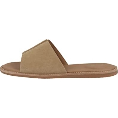 Karsea Pantoletten-sandale Für Damen Clarks Hellbraunes Wildleder