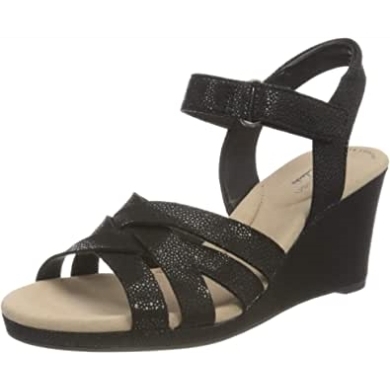 Lafley Leah Damensandalen Mit Absatz Clarks Schwarz