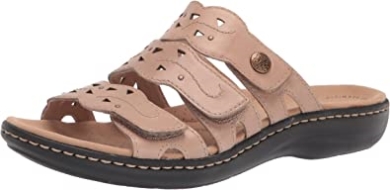 Damen Laurieann Echo Sandale Clarks Sand Leder