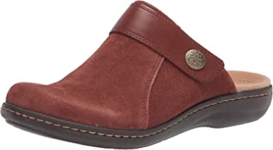Damen-laurieann-riemenclog Dunkelbraun Kombi Clarks