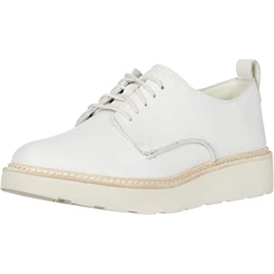 Layton Schnürsneaker Für Damen Clarks Weißes Leder