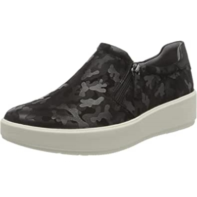 Layton Step-sneaker Für Damen Clarks Aus Schwarzem Wildleder