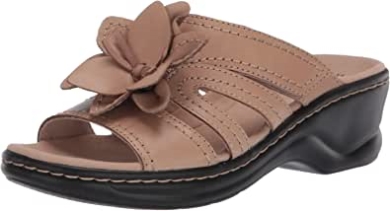 Lexi Opal Damensandale Clarks Sand Leder