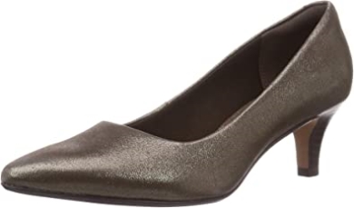Linvale Jerica Damenpumps Clarks Hellmetallic Leder