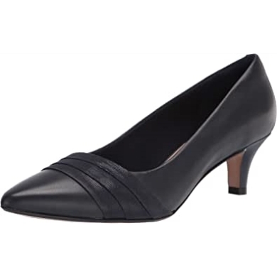Linvale Madie Damenpumps Aus Marineblauem Leder Clarks