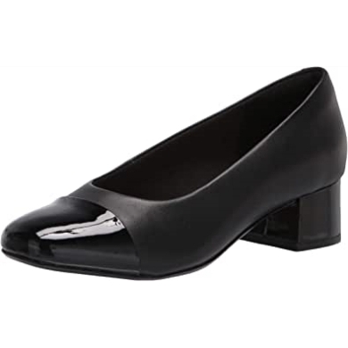 Damen-pumps Marilyn Sara Schwarz Leder Synthetik Combi Clarks