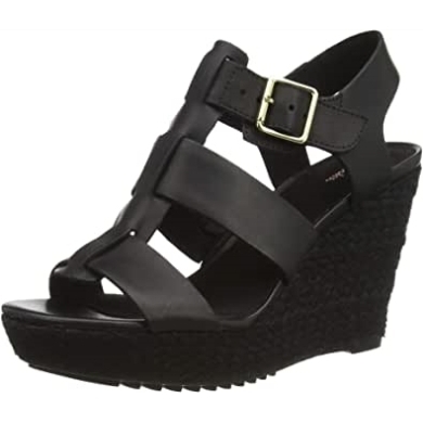 Maritsa95 Frohe Riemenrückseitensandalen Der Frauen Schwarze Clarks