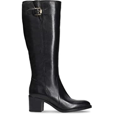 Maskarphone Für Damen Ela Clarks Schwarzes Leder
