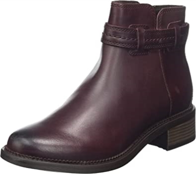 Maye Ease Chelsea-stiefel Für Damen Dunkelbraun Lea Clarks