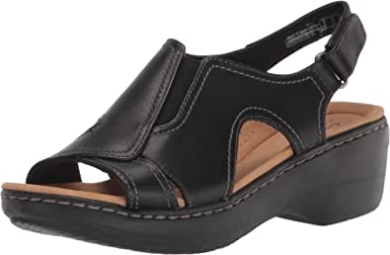 Keilsandale Im Merliah-stil Für Damen Aus Braunem Leder