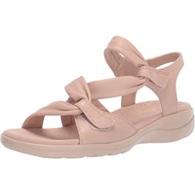 Damen-sandale Von Saylie Moon Aus Errötetem Leder Clarks