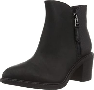 Damenszene Zip Fashion Boot Schwarz Kombination Clarks