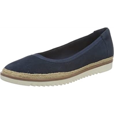 Damen Serena Kelly Ballerinas Marineblau Wildleder Clarks