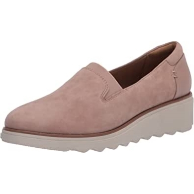 Sharon Dolly Loafer Für Damen Clarks Staubrosa Wildleder
