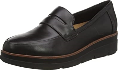 Shaylstep Pantoletten Für Damen Clarks Schwarzes Leder