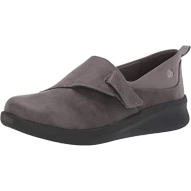 Damen-sillian 20 Ease Loafer Grau Synthetik-clarks