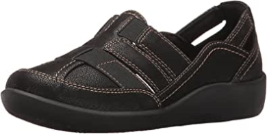 Sillian Storch Fischer Damensandale Clarks Schwarz