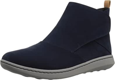 Damen Step Move Up Stiefelette Clarks Navy Synthetik