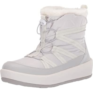 Step North Frost Stiefelette Für Damen Clarks Hellgraues Textil