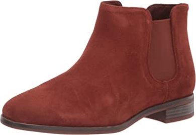 Trish Chelsea Modestiefel Für Damen Mahoga Ny Clarks