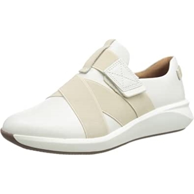 Damenschuhe Un Rio Riemen Clarks Weißes Leder