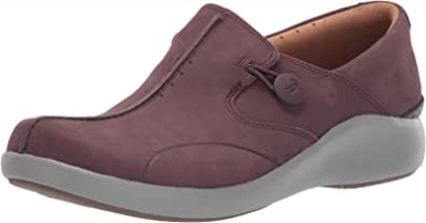 Unloop 2 Walk Loafer Für Damen Aubergine Nubuk Clarks