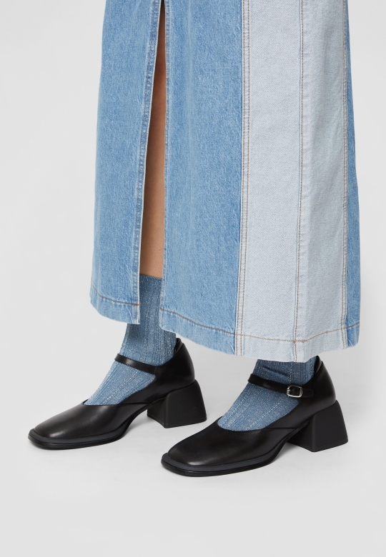 Schwarze Clarks Ansie Klassische Heels