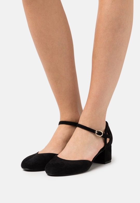 Leder Klassische Heels Schwarz Clarks