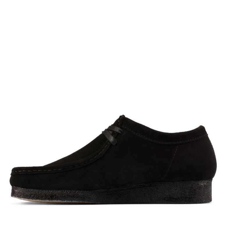 Clarks Wallabee Schnürschuhe Schwarz
