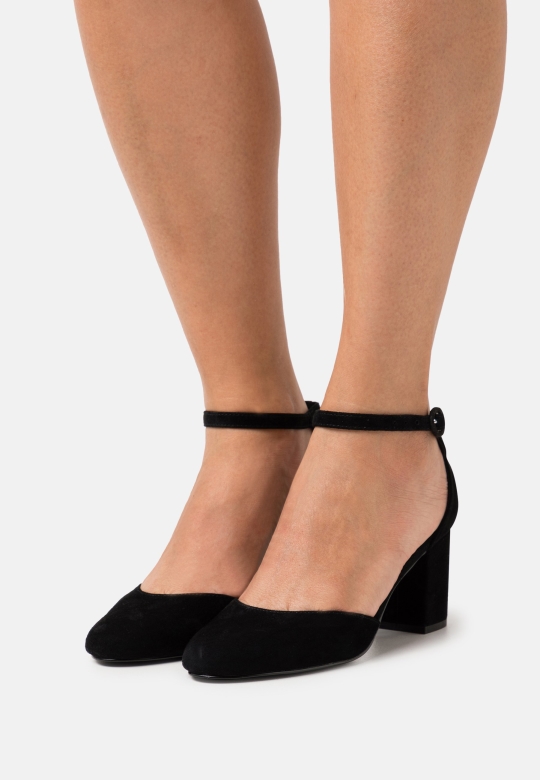 Clarks Leder Klassische Heels Schwarz