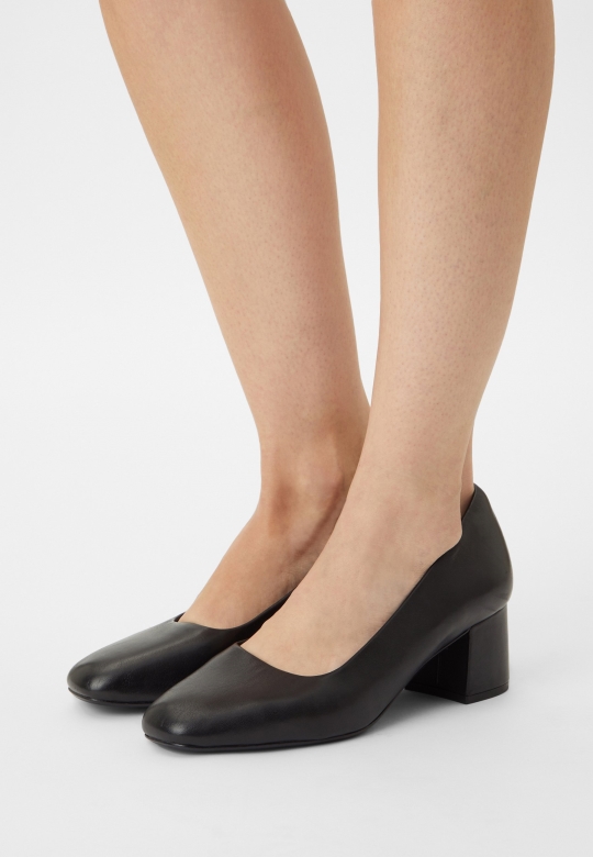 Black Clarks Durchsichtige, Klassische Pumps