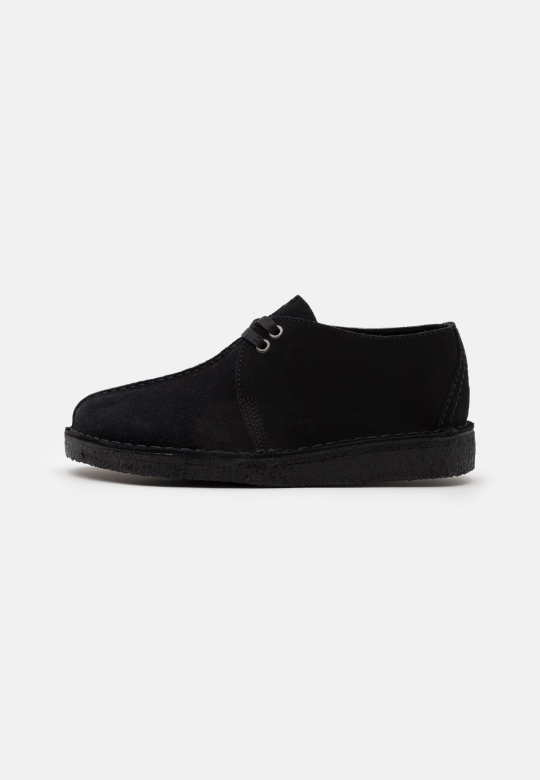 Clarks Desert Trek Lässige Schnürschuhe Schwarz