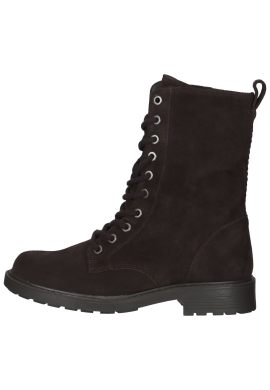 Dunkelbraune Wildleder-schnürstiefeletten Im Orinoco2-stil Von Clarks