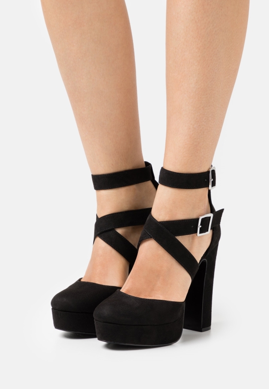 Schwarze High Heels Clarks