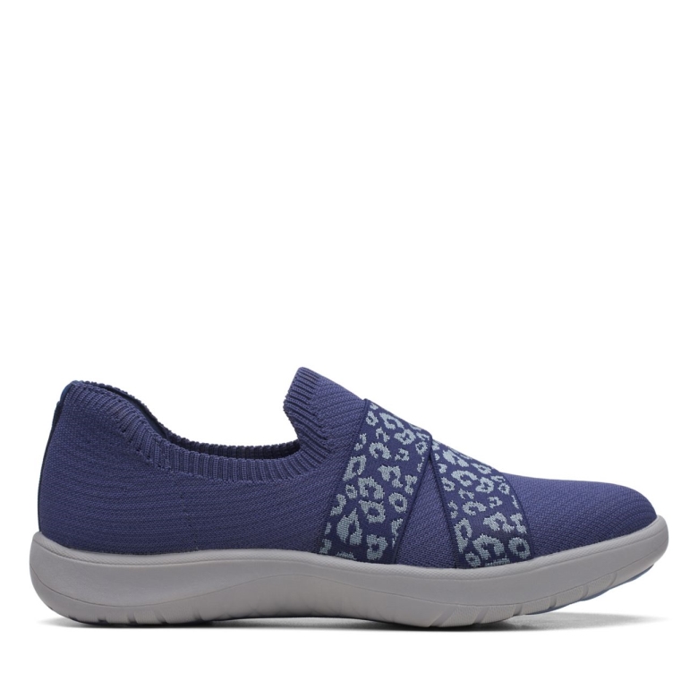 Adella Stride Dunkelblauer Strick Clarks Dunkelblauer Strick