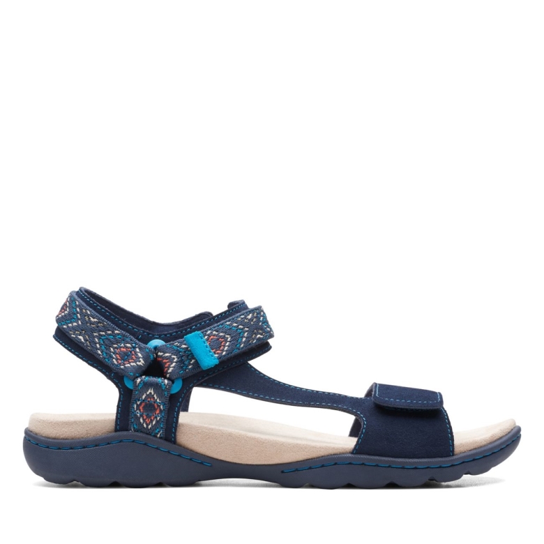 Amanda Step Marineblaues Wildleder Clarks Marineblaues Wildleder