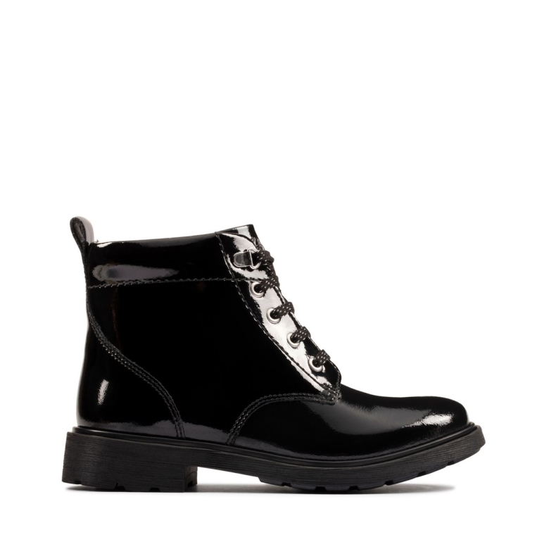 Astrol Lace Kid Schwarz Lack Clarks Schwarz Lack