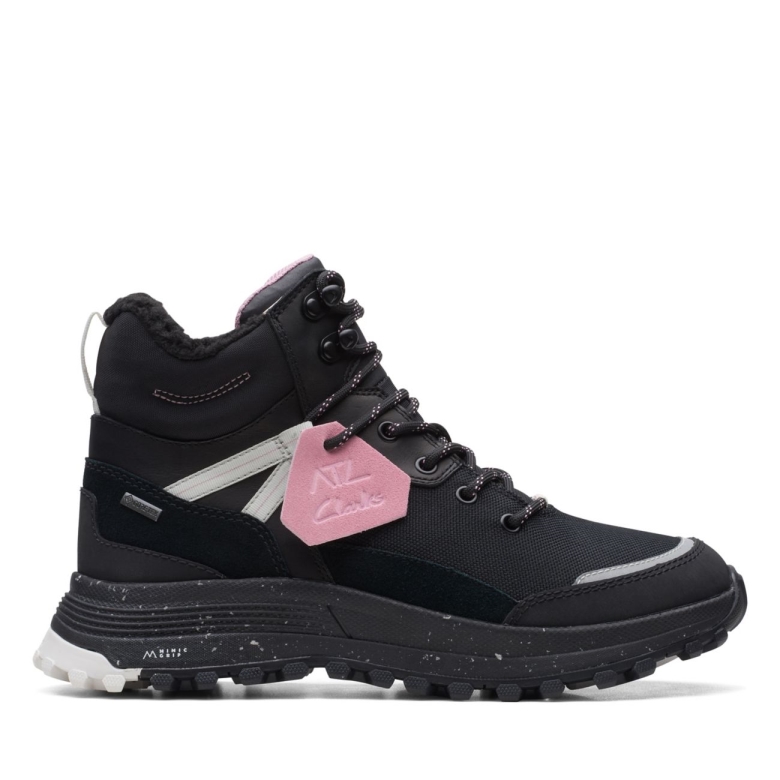 Atl Trek Sky Gore-tex Schwarzes Warmgefüttertes Leder Clarks Schwarzes Warmgefüttertes Leder