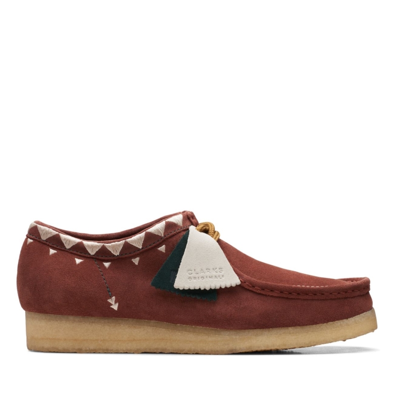Kastanienbraunes Wallabee Kastanienbraune Clarks