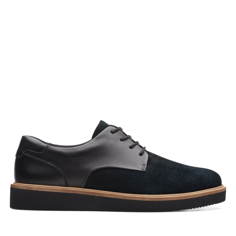 Baille-spitze Schwarze Kombination Clarks Schwarze Kombination
