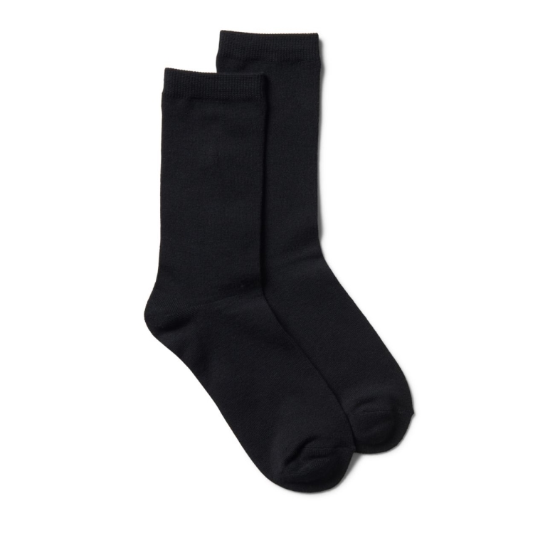 Basic Bambus Crew Schwarz Clarks Schwarz