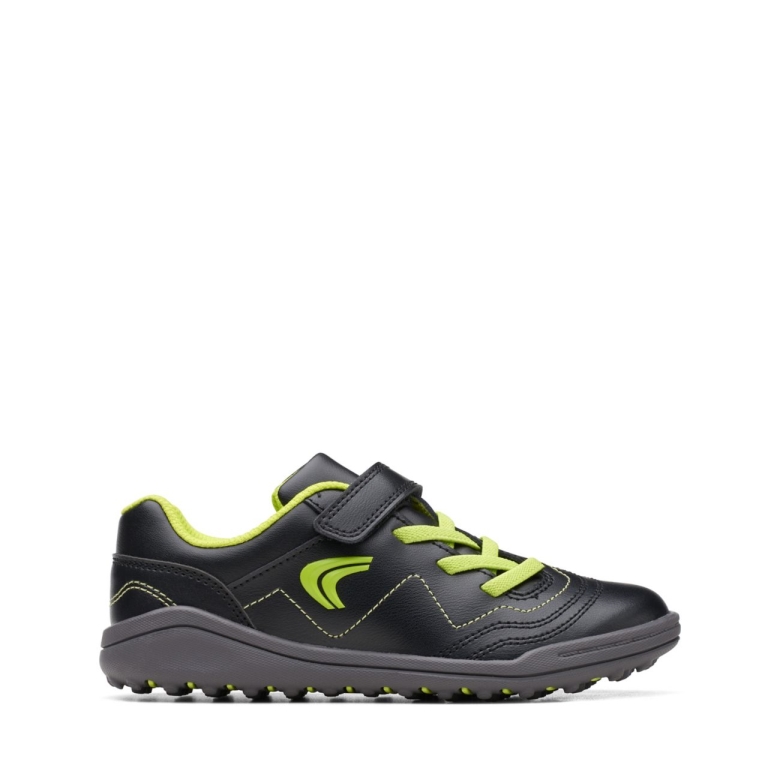 Black Award Fly Kid Black Clarks