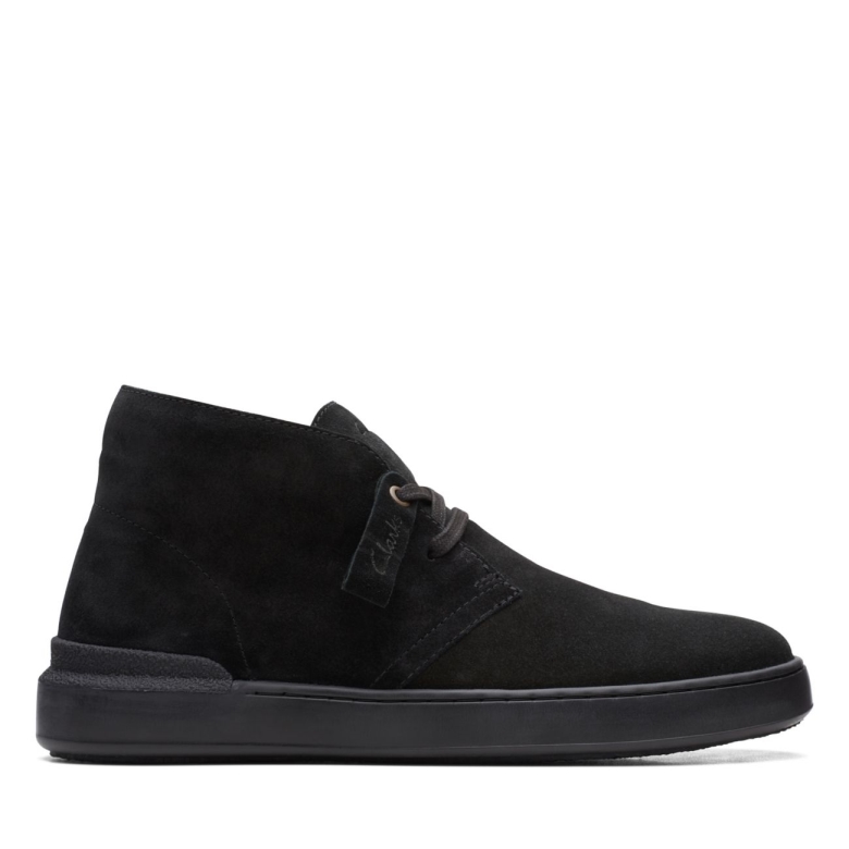 Schwarz/schwarz Court Lite Desert Boot Schwarz/schwarz Clarks
