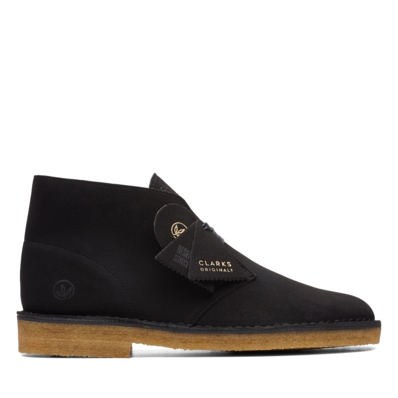 Black Clarks Wüstenstiefel Schwarz