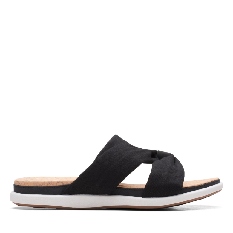 Black Clarks Eliza Skip Schwarz