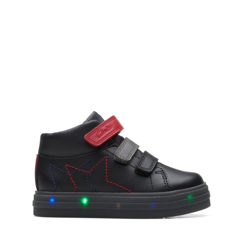 Schwarze Kombination Clarks Flare Show Kleinkind Schwarze Kombination