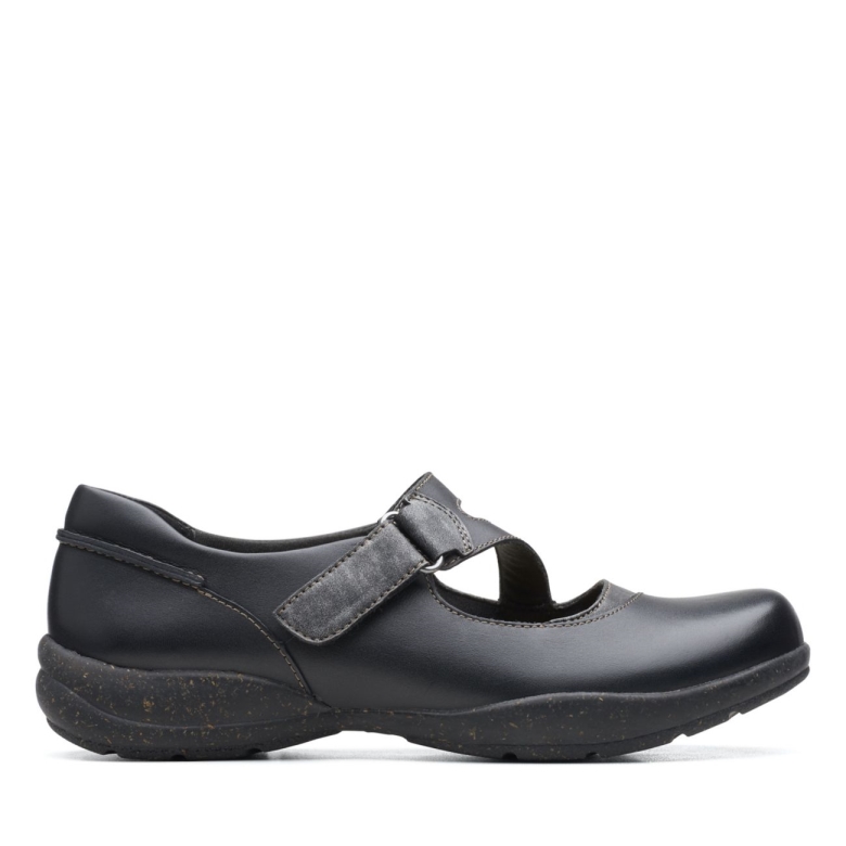 Schwarze Kombination Clarks Roseville Jane Schwarze Kombination