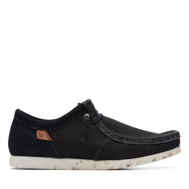 Schwarze Kombination Clarks Shacre Lite Moc Schwarze Kombination
