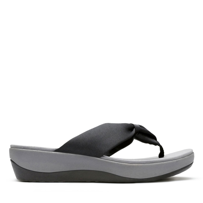 Schwarzer Stoff Clarks Arla Glison Schwarzer Stoff
